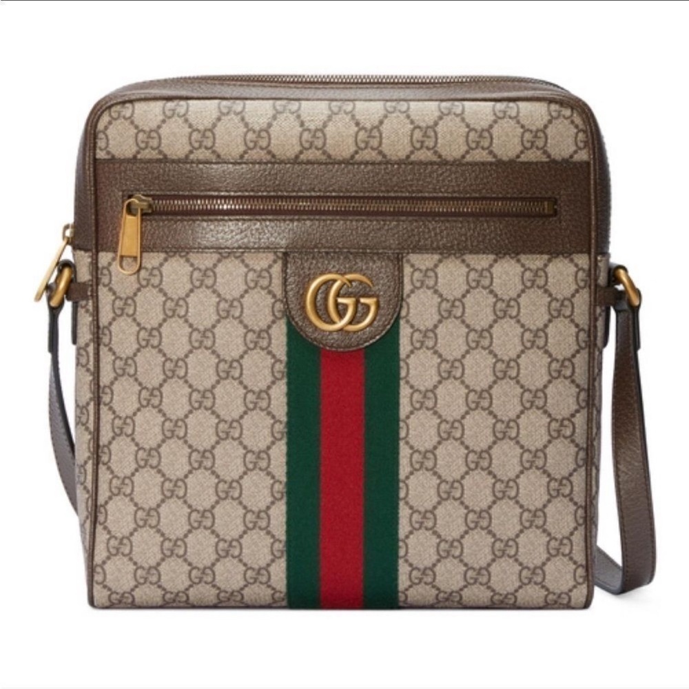 Gucci Beige and Brown Crossbody Bag